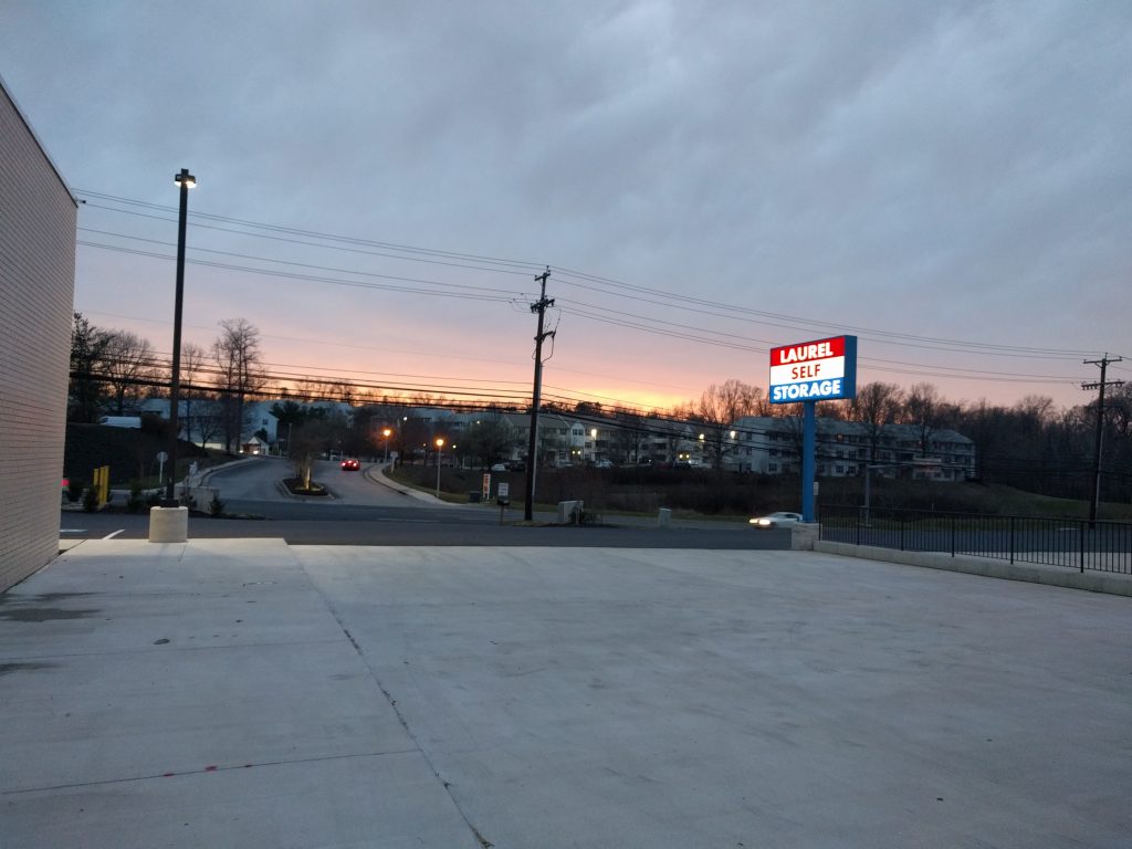 Sunset at Laurel Self Storage Laurel Self Storage